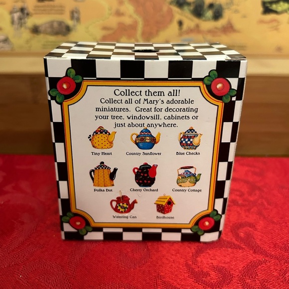 Mary Engelbreit Teapot Ornament NIB - Picture 3 of 7